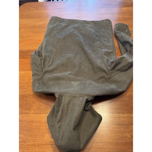 Medium Prana Elkton Jacket Hooded Winter Double Breasted Pea Coat Green - Picture 12 of 12